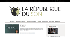 Desktop Screenshot of larepubliqueduson.com